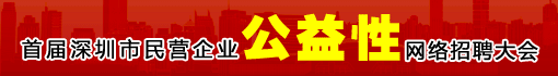 首届深圳市民营企业公益性网络招聘大会